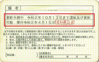 運転免許の有効期間延長について せいりん自動車学校